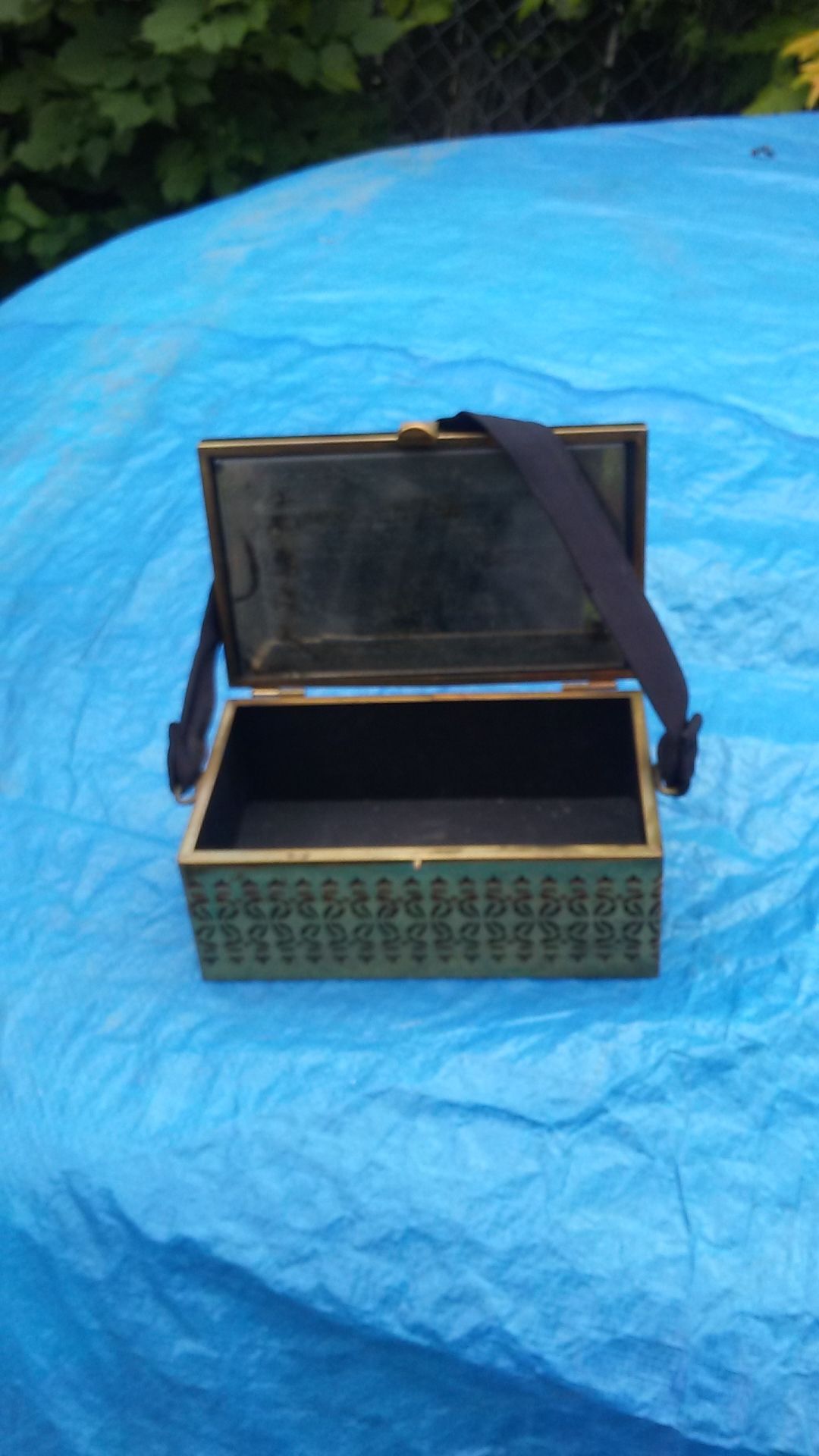 70s brass jewelry box Collectibles & Art