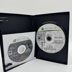 The Last Remnant (Microsoft Xbox 360, 2008) Disc 1 & 2 With Replacement Case