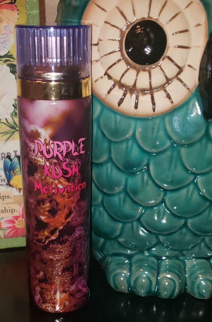 NEW PURPLE KUSH MOTIVATION BODY SPRAY PERFUME