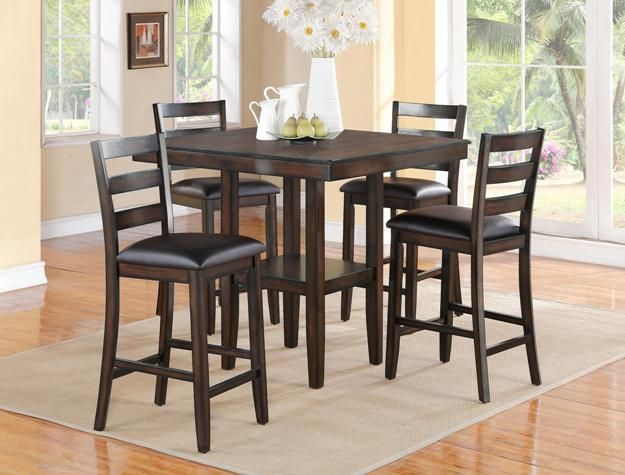 NEW 5pc Counter Height DINING Room SET Table Chairs💥NO CREDIT NEEDED $10 Down