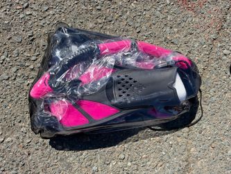 Brand New 3-Piece Snorkeling Set – Pink/Black (Fins, Mask, Snorkel)