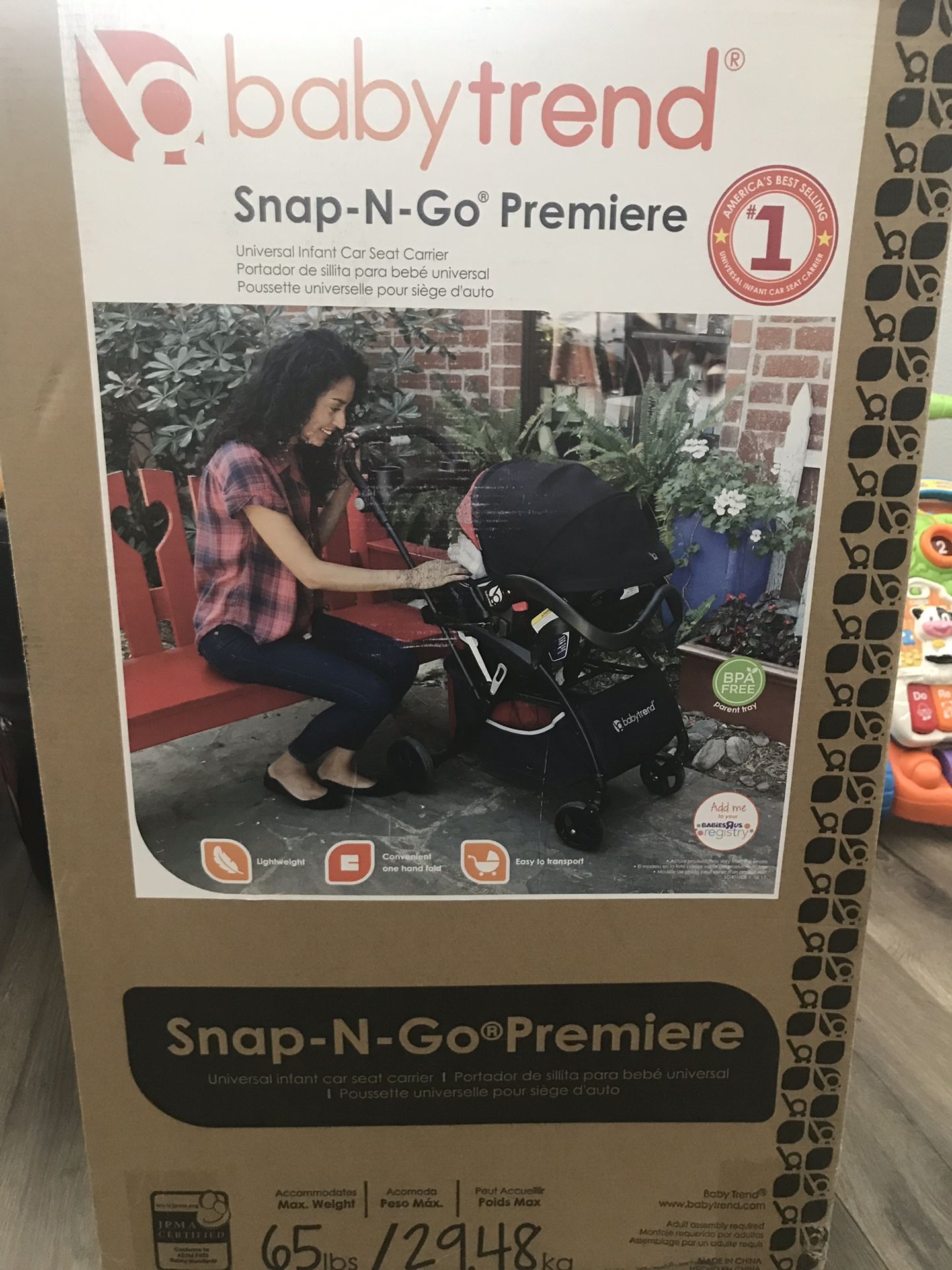 Snap n Go and car seat