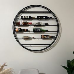 12 Bottle Wall Mounted Wine Rack