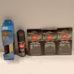 Shoe Brush, Cleaner & Laces