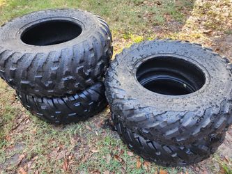ATV Tires (25x10-12) x2 & (25x8-12) x2