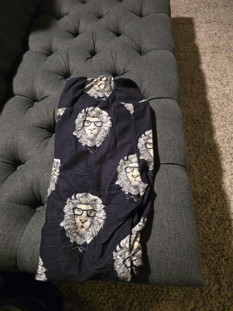 Lularoe Lion w/ Glasses Leggings OS