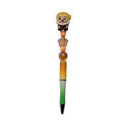Disney Doorables Snow White Happy Beaded Ballpoint Twist Pen  Orange