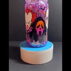 Halloween Snow Globe Tumbler 