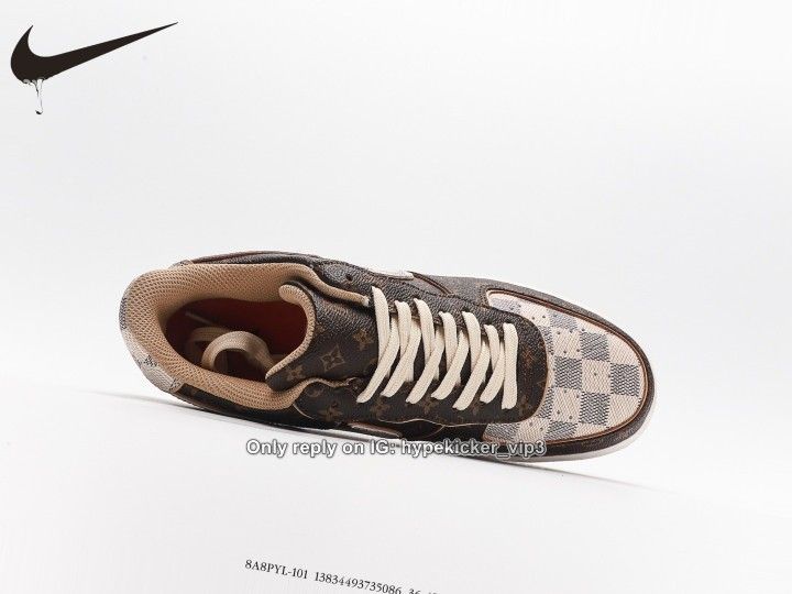 Louis Vuitton Nike Air Force Low Sizes Available