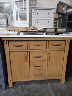 Bathroom Vanity 42"  with White Quartz Countertop and Sink