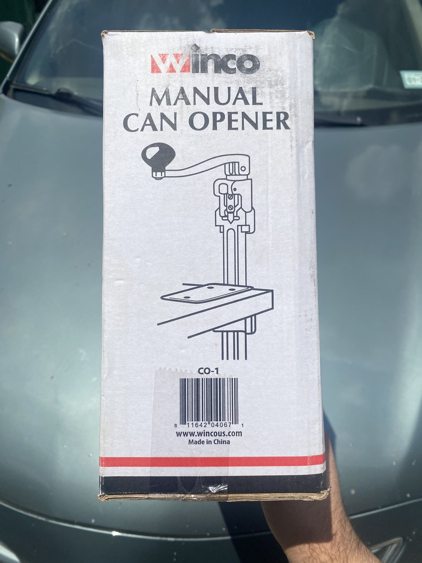 Winco CO-1 Can Opener Manual