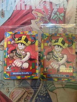 One Piece Monkey.D.Luffy 4th Anniversary Release Event Winner and Promo