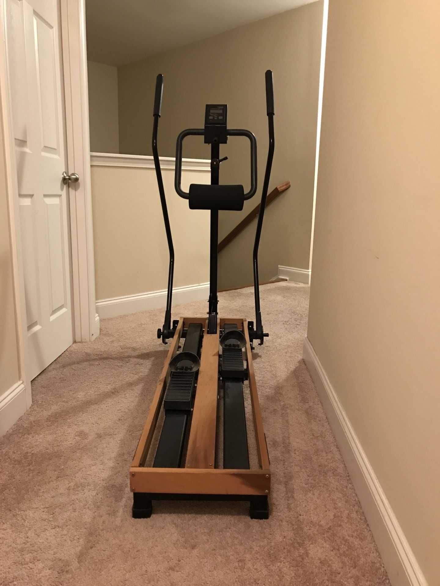 Vitamaster Ski Machine, Cross Country Trainer, Wooden Home Gym Equipment Used.