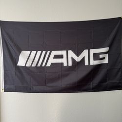 mercedes AMG banner/flag