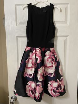 Floral cocktail dress