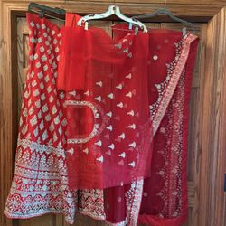 Indian Wedding Dress (Lehenga) 