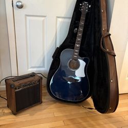 Keith Urban Electric  Guitar With Amplifier And Case!  