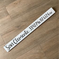 Black And White Railroad Type Sign