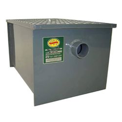 New John Boos GT-8 Carbon Steel Grease Interceptor, 14.2" Long by 11.2" Tall by 10.5" Wide, 8 lbs Grease Capacity