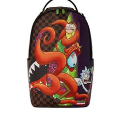 *LIMITED EDITION* SprayGround X Rick & Morty Stuck In A Pickle (DLXV) BackPack/BookBag