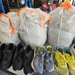 Clothes And Shoes With Bench