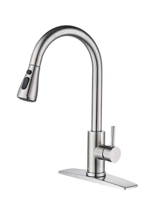 Brand New Forious Basic Kitchen Faucet Brushed Nickel FF0023C