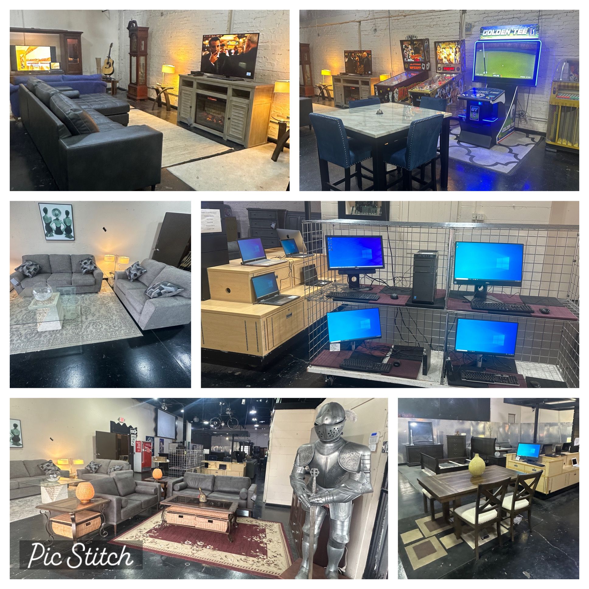 Laptops, Computers, Furniture, TVs, DVDs, CDs, Vinyl, Pinball Machines And More