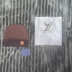 Brown LV Beanie