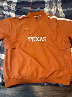University of Texas quarter zip windbreaker