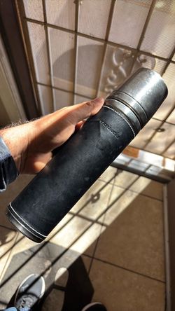 Starbucks Leather-Wrapped Stainless Thermos