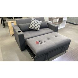 Living Room Loveseat Pull Out Sofa Bed  // January Sale 