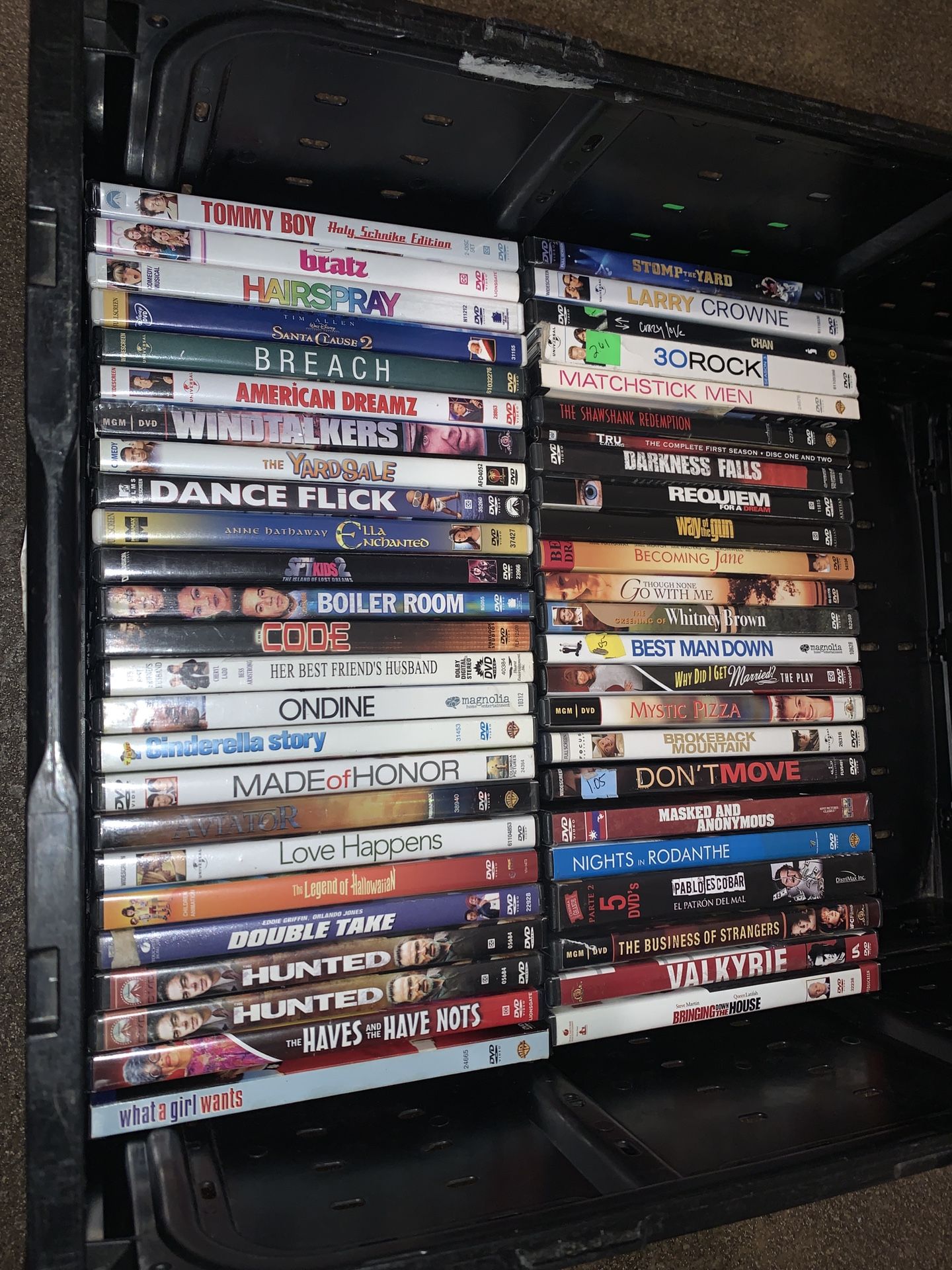 Tons Of DVD’s For Sale!! (Crate #1 Of 5)