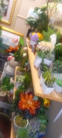 New assortment of silk plants looks real high quality 2/8 each bundle deals available high quality