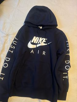 Navy blue nike hoodie