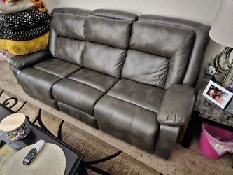 Like New Couch And Love Seat With Recliner.