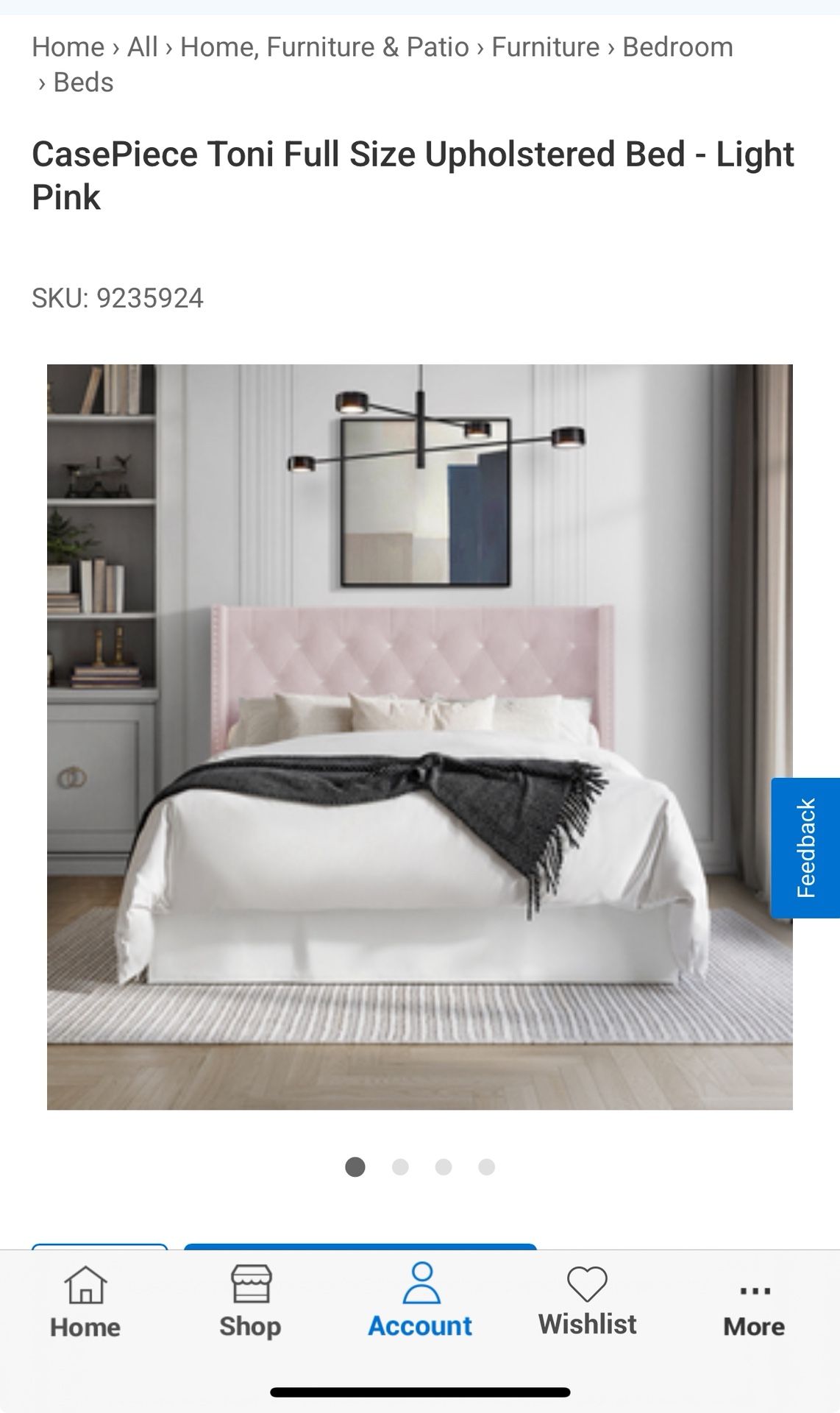 Full Bed For Sale Asking For 300.00