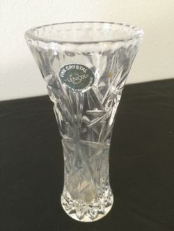 Lenix crystal vase