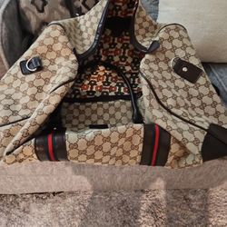 Used Gucci Duffle Bag and Duffle Bag Cover.