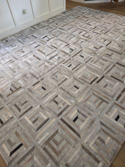 Quince 9x12 Cowhide Area Rug