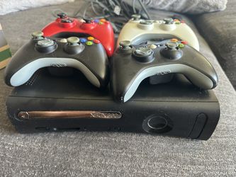 X-Box 360 Bundle With Games And Controllers