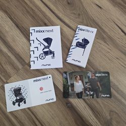 NUNA MIXX STROLLER AND PIPA LITE LX CAR  SEAT