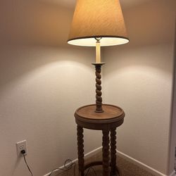 Vintage Wooden Lamp