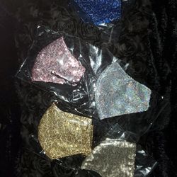 Bling Face Masks Adjustable Ear Masks