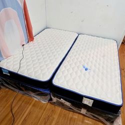 Twin Bed With Box Spring, Used