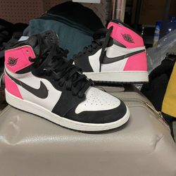 Neon Pink Jordan 1 