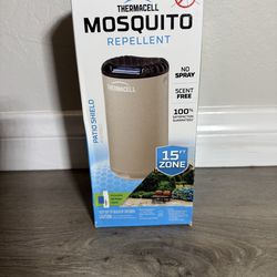 Thermacell MosQuito Repellent Shield, Riverbed Scent Free, 15ft Zone, Reusable *Have 5 Quantity*