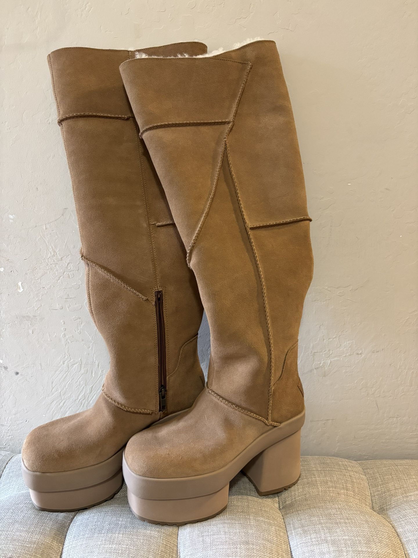 Ugg Tan Over The Knee Boots Size 7