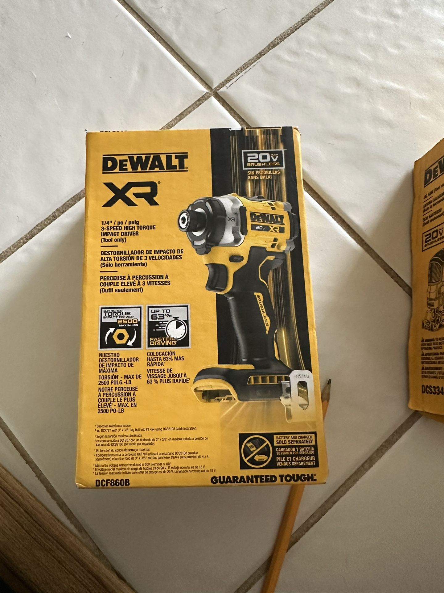 Dewalt 3 Speed High Torgue Impact Driver (Tool Only)