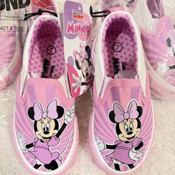 Minnie Mouse Slip-On Sneakers Toddler Size 7