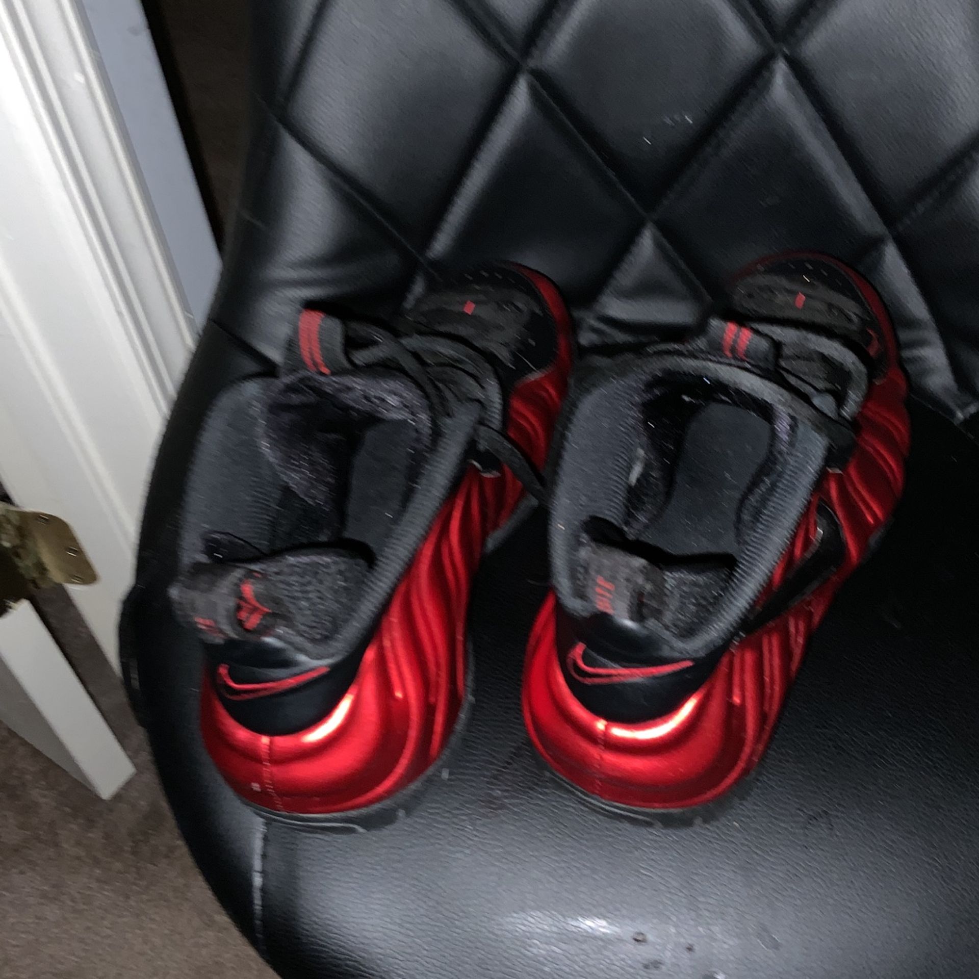 Red And Black Nike Air Foamposites